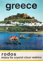 Greece Lindos Rodos Rhodos Rhodes 1970