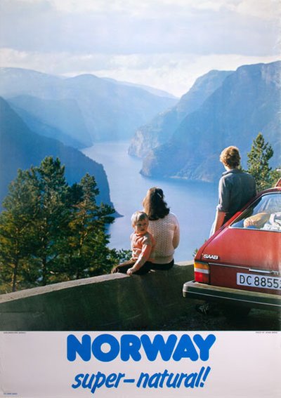 Norway super - natural! original poster designed by Photo: Johan Berge