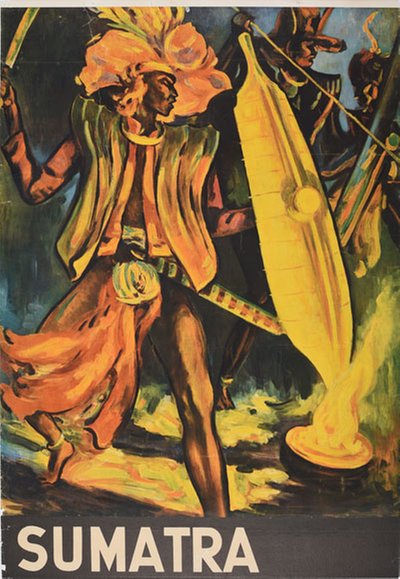 Sumatra original poster designed by Shreve, Carl (1901-1988)