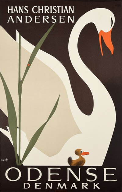 Odense Denmark original poster designed by Vagnby, Viggo (1896-1966)