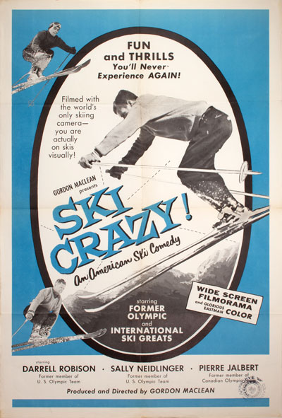 Ski Crazy (1955) - Original Vintage Poster | PosterTeam