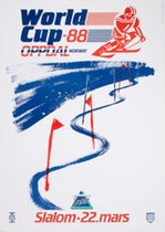 Alpine World Cup Slalom 88 Oppdal Norway