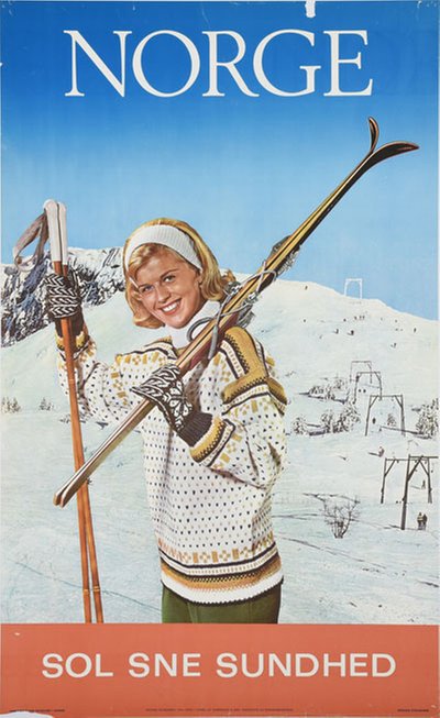 Norge original poster designed by Photo: Normann/Øverås