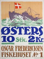 Oysters Østers Oscar Fredericksen Fiskehuset No 1 