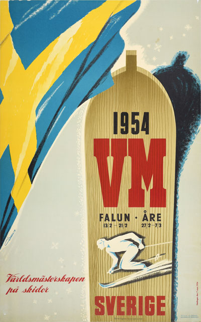 Världsmästerskapen på skidor Falun - Åre 1954