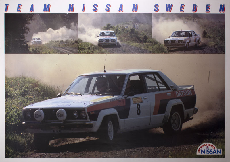 Team Nissan Sweden Sören Nilsson original poster 