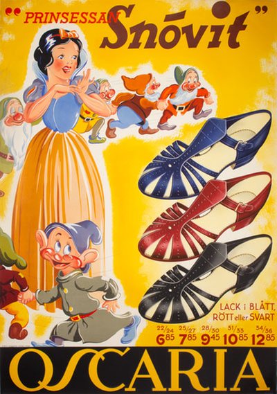 Oscaria Footwear - Princess Snow White original poster 