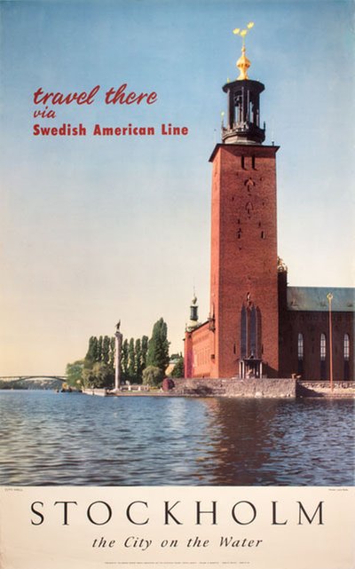 Stockholm - SAL original poster designed by Photo: Lars Ryde