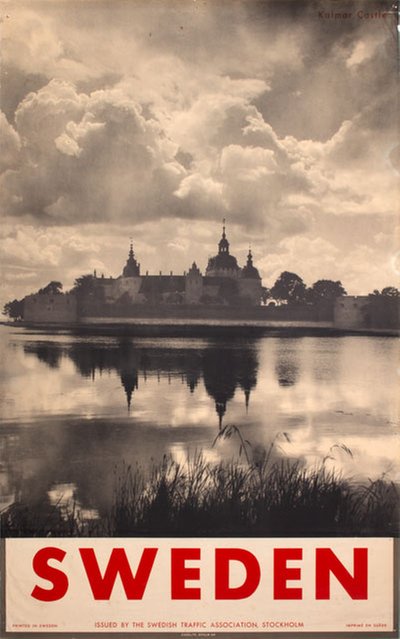 Sweden Kalmar Castle  original poster 