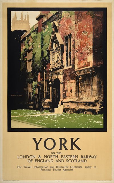 York original poster designed by Taylor, Fred (1875-1963)