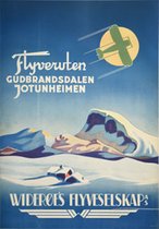 Widerøes Flyveselskap Flyveruten Gusbrandsdalen Jotunheim