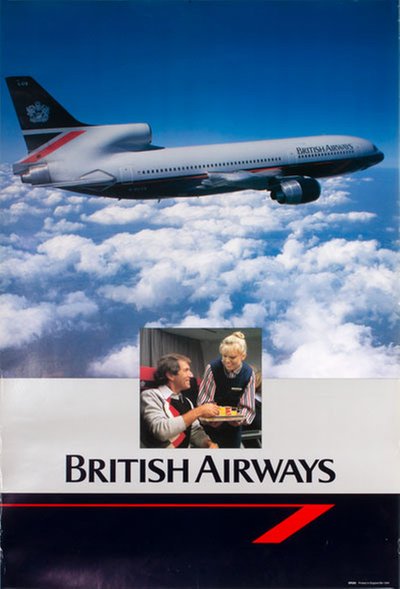 British Airways Lockheed L-1011 Tristar 500 original poster 