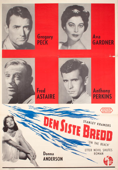 Den Siste Bredd (On the Beach) (1959) - Original Vintage Poster