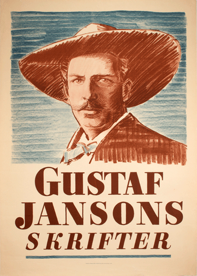 Gustaf Jansons Skrifter original poster 