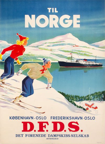 DFDS - Til Norge  original poster 
