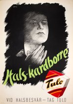 Vid halsbesvär - tag Tulo - 1943