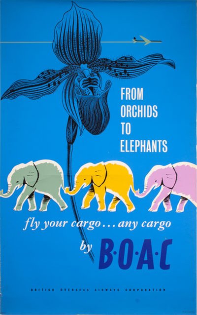 BOAC fly your cargo - any cargo original poster 