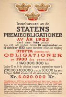 Statens Premie Obligationer 1923