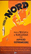 Vers le Nord  par le Belgia et le Burgundia via Anvers - Gothembourg
