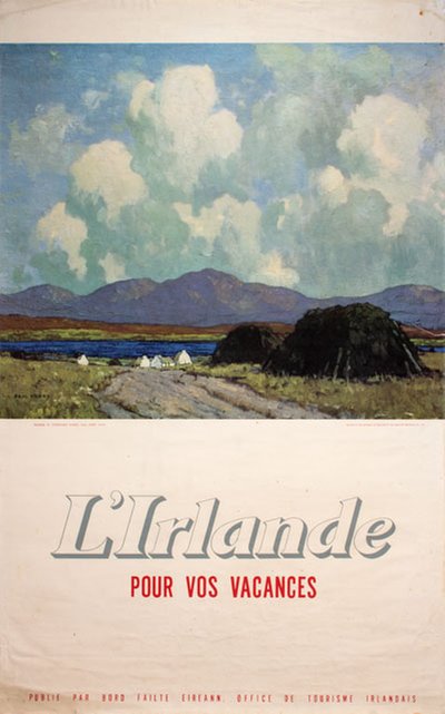 Ireland for your Holidays original poster designed by Henry, Paul