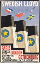 Swedish Lloyd - Paris-London-Gothenburg