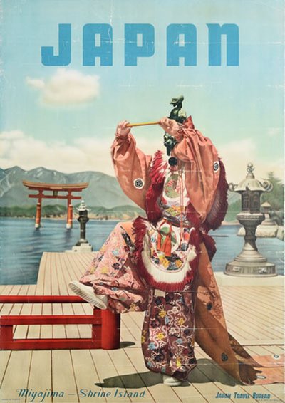 Japan - Miyajima - Shrine Island original poster 