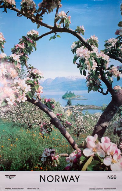 Norway Aksnes Norheimsund original poster 