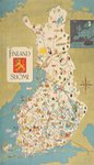 Soumi Finland 1949 map