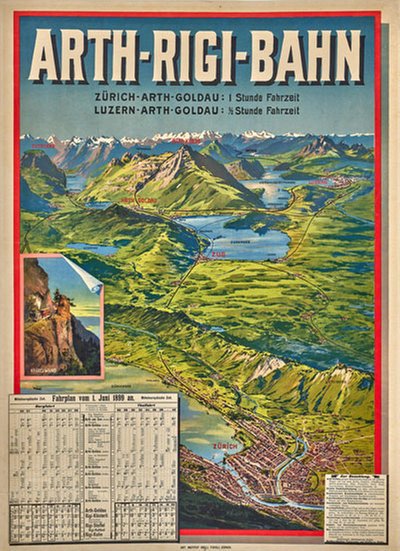 Arth-Rigi-Bahn original poster 