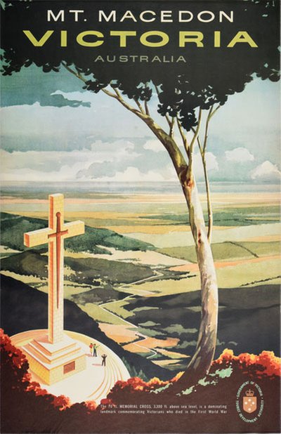 Mt. Macedon Victoria Australia original poster 