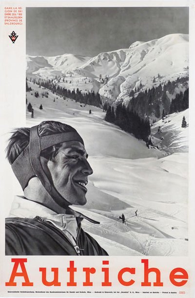 Austria Zell am See Salzbourg original poster 