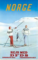 Norge med DFDS 1958 Påskefjellet