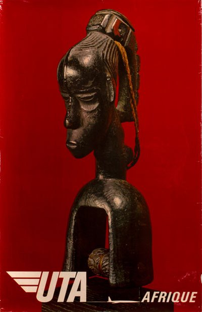 UTA Afrique original poster designed by Photo: Held