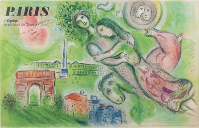 Paris Romeo and Juliet original poster designed by Chagal, Marc (1887-1985)