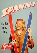 Spanni Skidor - Ski Poster