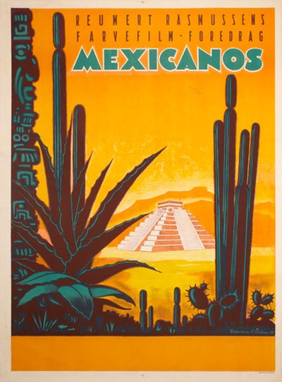 Mexicanos original poster designed by Ruthurenn E. Eriksen