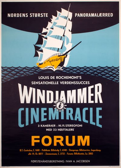Windjammer: The Voyage of the Christian Radich original poster 