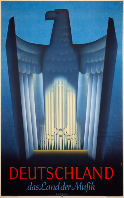 Deutschland das Land der Musik (1937) - Original Vintage Poster