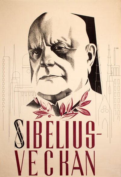 Sibelius-Veckan Sibeliusveckan original poster 