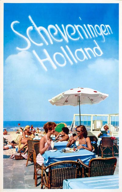 Scheveningen Holland original poster 