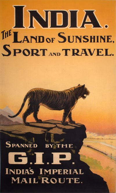 India - The Land of Sunshine original poster 
