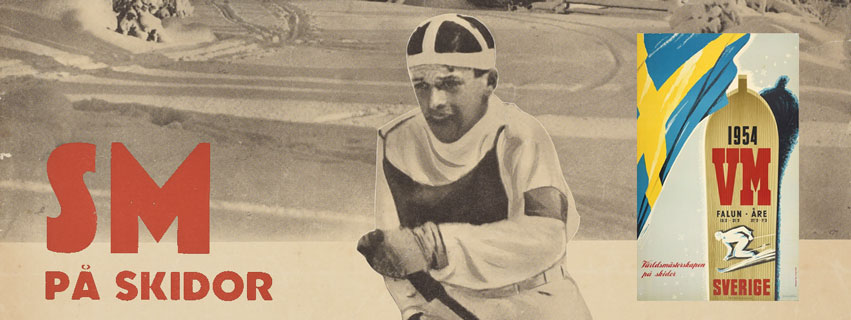 Vintage Swedish Ski Championship Posters