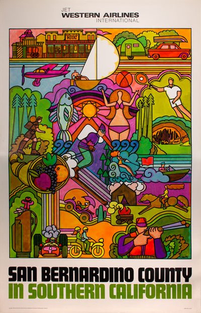 San Bernardino in Southern California original poster 