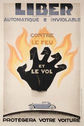 Liber Automatique & Inviolable original vintage poster