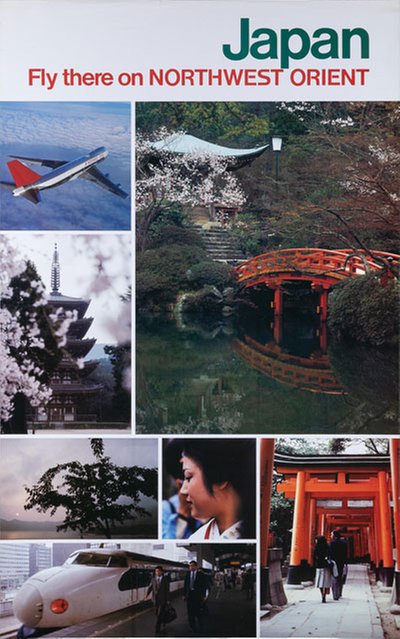 Northwest Orient Japan original poster 