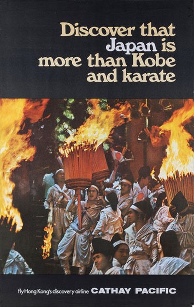 Cathay Pacific Airways Japan original poster 