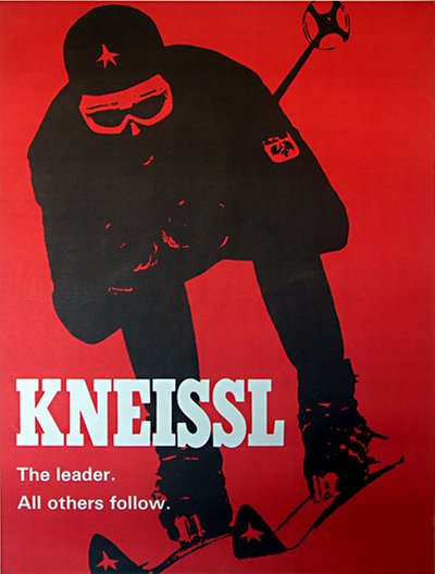Kneissl Ski Poster original poster 
