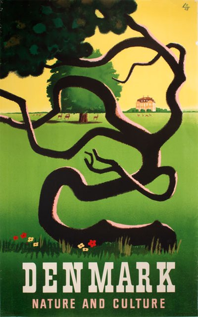 Denmark - Nature and Culture original poster 