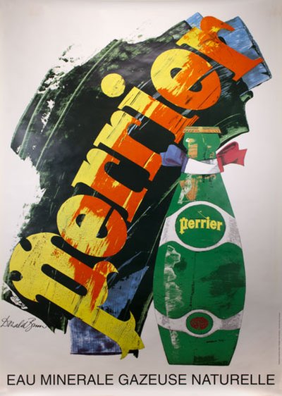 Perrier original poster designed by Brun, Donald (1909-1999)