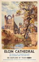 Elgin Cathedral Scotland British Railways